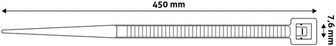 Entac 83448 Vezice 7,6 x 450 mm